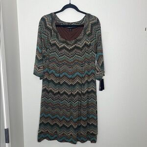 NWT AGB Multi-Color Dress